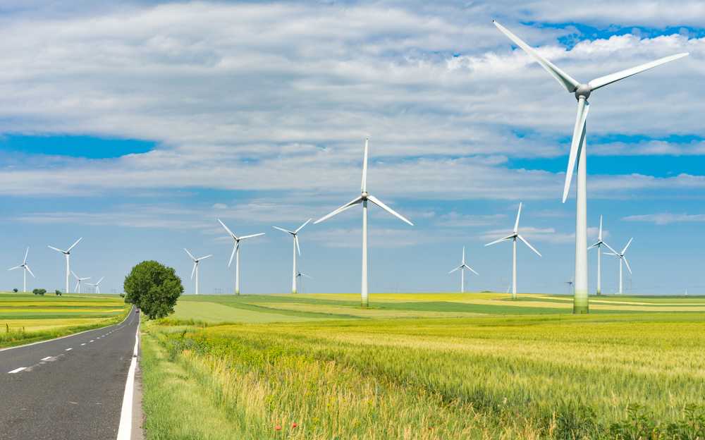 Wind turbines powering ev revolution